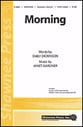 Morning Two-Part choral sheet music cover